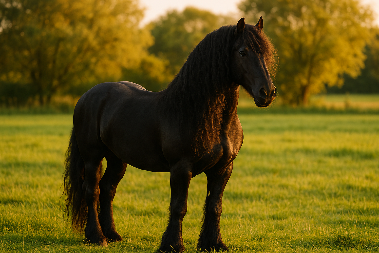Profil et mode de vie du cheval frison : sorties et conseils pratiques