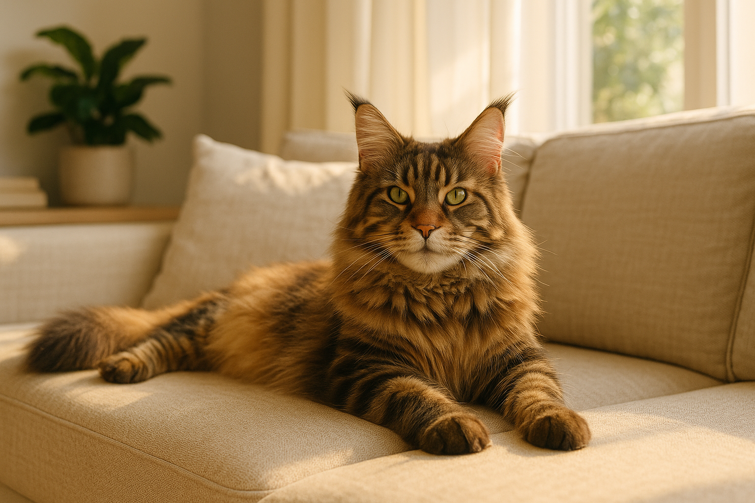 Profil et soins quotidiens du Maine Coon : comment bien accueillir ce chat majestueux